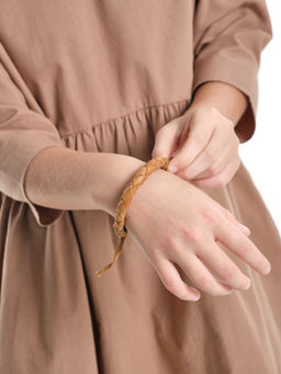 Браслет шамбала PW0560 темно коричневый - Mini maxi фото 4