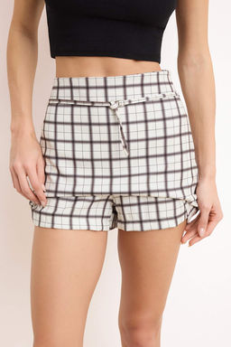 Koyu Kahverengi Ince Kemer Detayl? Mini Sort Etek Sort & Bermuda TWOAW26SR00056 - Trendyolmilla фото 17
