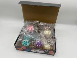 Мякиш антистресс Ble color tofu ball - Мячик с шариками 12 шт в уп