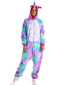 Пижама кигуруми Единорог с блестками