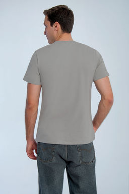 Арт. 61112/6 Футболка мужская 48-58 (6 шт) Цвет:серый - Идеал фото 4