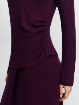 Джемпер из вискозы с асимметрией / Zarina