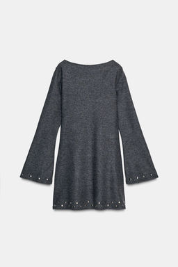 SOFT SHORT STUDDED DRESS - Zara фото 2