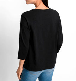 Блузка с рисунком, черная - Heine фото 4