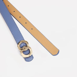 Ремень женский, ширина 2,2 см, пряжка металл, цвет серо-голубой - Simaland фото 2