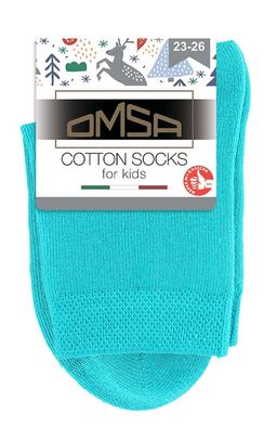 OMSA kids Calzino 21C05 плюш - acqua