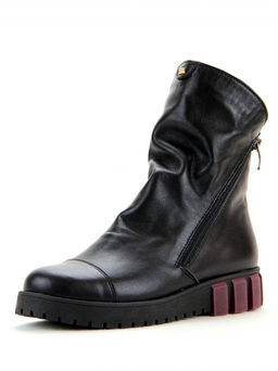 Ботинки EDART 233.astra8 bordo.black/байка