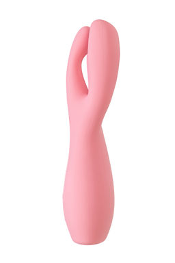 Вибростимулятор Satisfyer Threesome 3, силикон, розовый, 14 см  фото 4