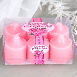 Свеча 6 штук 4,5х5 см / B719 /уп 48/96/ - Галеонтрейд фото 9