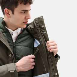 Мужская куртка Timberland Parka Fishtail Snowdon Peak 3-in-1 зеленая  фото 7