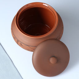 Жаровня Кунгурская керамика «Молочение», 5 л, керамика, коричневая