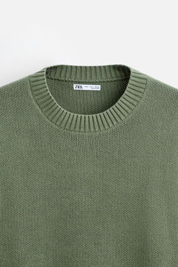 TEXTURED COTTON SWEATER - Zara фото 9
