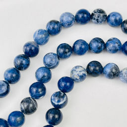 Бусины для украшений из Содалита (32 бусины) 38 см