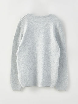 Bisiklet Yaka Basic Uzun Kollu K?z ?ocuk Triko Kazak - Waikiki фото 2