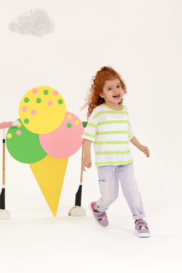 U. S. Polo Assn Сиреневые джинсовые брюки для девочки