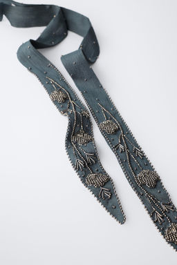 EMBROIDERED SCARF NECKLACE - Zara фото 2