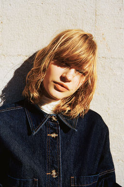 Chaqueta camisera de corte holgado - H&m фото 2