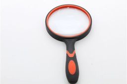 Лупа увеличительная 100mmХ4 чёрн-оранжевая