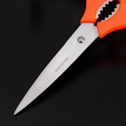 Ножницы кухонные Доляна «Саймон», 23 см, зелёные