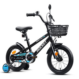 Велосипед 14" Rocket First, цвет черный