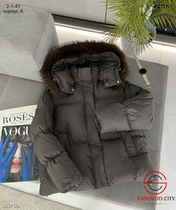 женская зимняя куртка с капюшоном и мехом - Bruno фото 3