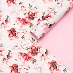 Цена за 10 шт. Бумага упаковочная глянцевая Для тебя , двусторонняя, 70 х 100 см