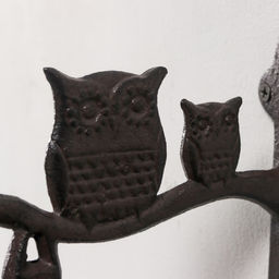 Колокол сувенирный чугун Сова с совёнком на ветке 20х10,5х17 см - Simaland фото 3