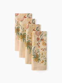 Набор кухонный «Этель» Floral pattern, скатерть 147×112 ±2 см с ГМВО, салфетки 40×40 см - 4 шт.