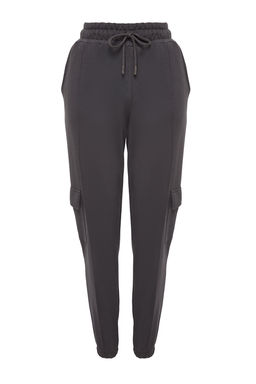 Antrasit Kargo Cepli Loose Jogger Kal?n Orme Esofman Alt? Pantolon TWOAW24EA00005 - Trendyolmilla фото 7