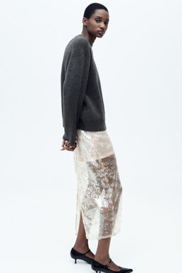 PLAIN KNIT SWEATER - Zara фото 3