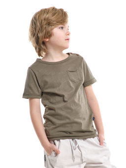 Футболка с карманом UD 7886 хаки