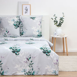 Постельное бельё Экономь и Я 1,5 сп Spring 147х215см, 150х215см, 70х70см-2 шт, полисатин, 80г/м