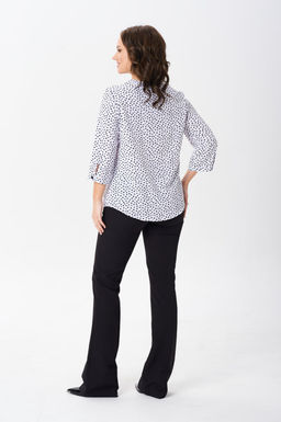 Блуза Modema 759 черный горох