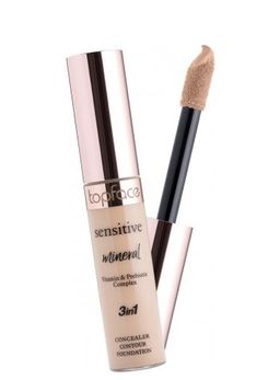 Topface Консилер минеральный 3 в 1 "Sensitive Mineral 3in1Concailer" тон 3 PT471 (12мл)