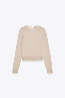 WOOL BLEND KNIT SWEATER - Zara фото 6