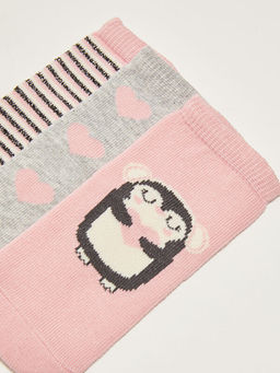 Desenli K?z Bebek Soket ?orap 3l? - Waikiki фото 3