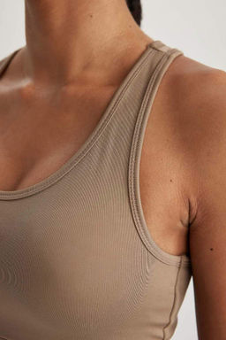 Спортивный бюстгальтер DeFactoFit с воротником-халтером  фото 8