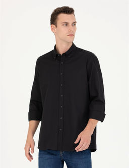 Siyah Regular Fit Uzun Kollu G_mlek - Pierre cardin фото 3