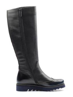 02-91-309-02-5 BLACK Сапоги женские (натуральная кожа, байка) - Фабричный китай фото 7