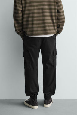 PANTAL?N CARGO SLIM FIT / Negro - Zara фото 3