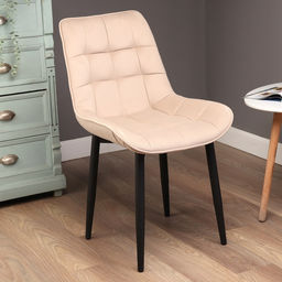 Стул мягкий для кухни «Бостон», обивка velutto 07, цвет бежевый