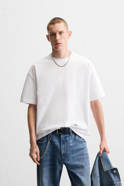 BASIC HEAVY WEIGHT T-SHIRT - Zara фото 5