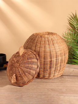 Корзина с крышкой, 252534 см, ротанг - Simaland фото 6