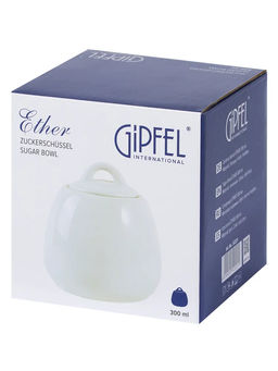 52221 GIPFEL Сахарница ETHER 300 мл. Материал: керамика. Цвет: светло-голубой.