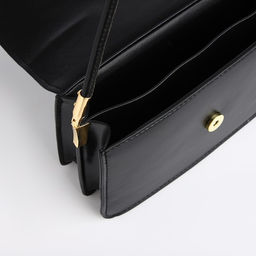 Сумка на клапане, цвет черный 24*13*8 см - Nazamok фото 8