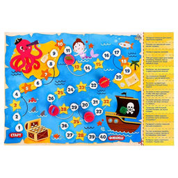 Цена за 2 шт. Настольня игра - бродилка «Морской бой», 2-4 игрока, 3+