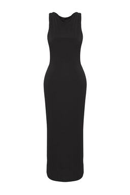 TRENDYOLMILLA Limited Edition Siyah S?rt Detayl? Bodycon Maxi Esnek Orme Elbise TWOSS25EL00484 фото 6