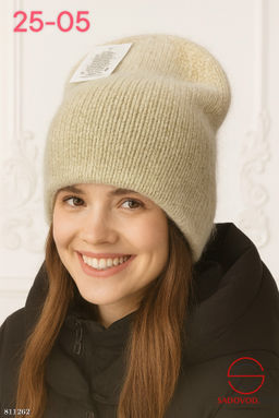 Шапка женская из ангоры - Bruno фото 8