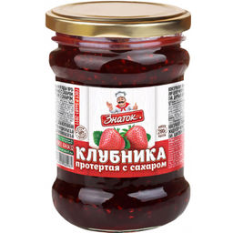 Ягода Клубника протерт. 280г