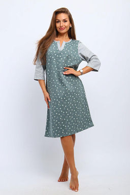 Сорочка теплая, футер с начесом (01060) - Плиона фото 4